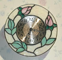 Rose Clock 9" $105