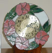Morning Glory Clock 9" $105